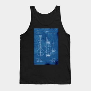 Blueprint Banjo Patent Tank Top